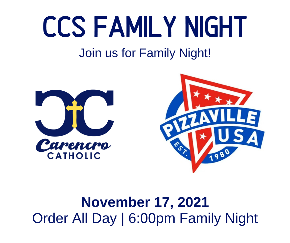 family night at Pizzaville USA