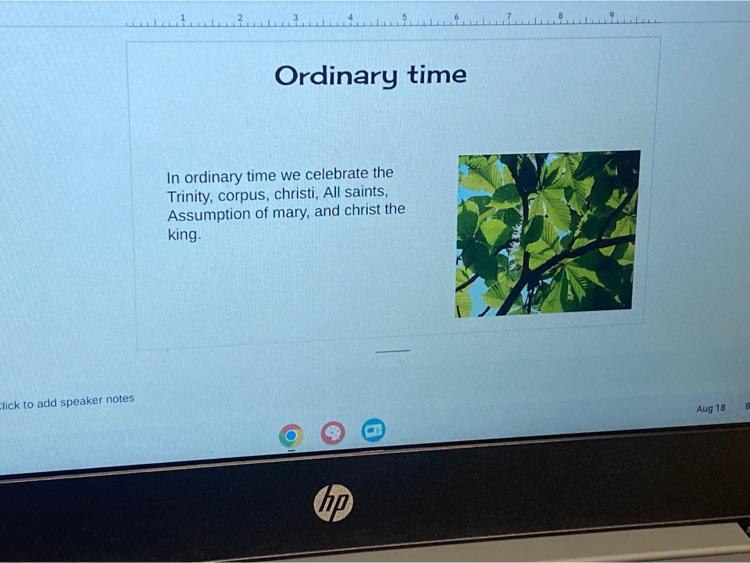 Liturgical Season presentations